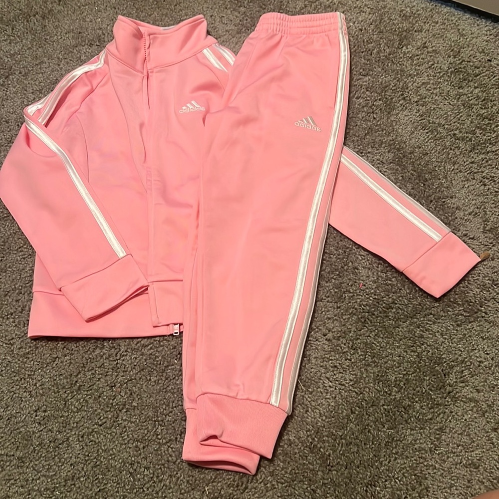 ADIDAS PINK TRACK SET